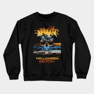 Halloween Beach Crewneck Sweatshirt
